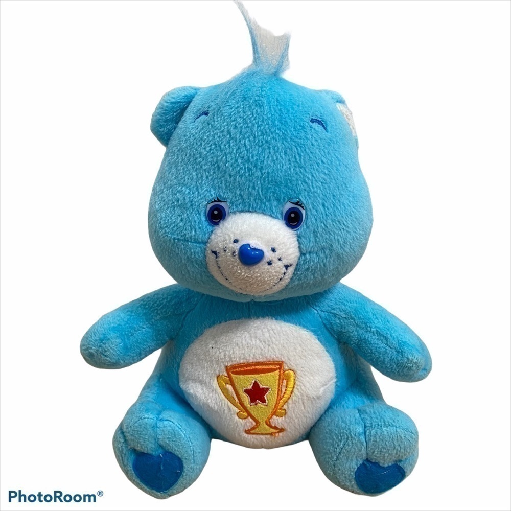 Care Bears Plush Champ Trophy Champion Blue